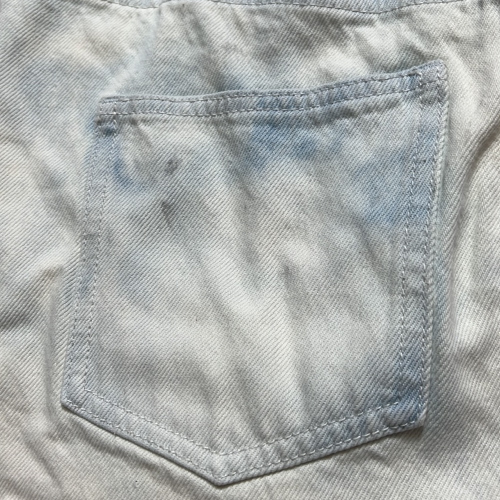 Free People Tie Front Jean denim Skirt size 26 - Picture 13 of 16
